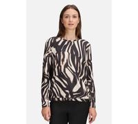 Casual-Shirt mit Tunnelzug Nature/Black Damen
