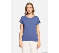 Casual-Shirt mit V-Ausschnitt Blau 36