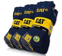 CAT 9 Paar REAL WORK SOCKS Damen Herren Arbeitssocken Business Socken Strümpfe Größenauswahl 35-50 (as3, numeric, numeric_39, numeric_42, regular, regular, 9 Paar Blau, 39-42)
