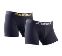 CAT BOXERSHORTS Herren Baumwolle 2er-Pack Unterwäsche Schwarz M