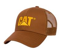 CAT Cap Raised Logo Mesh Baseball Cap Baseballkappe Individuell verstellbar, Farbe: Bronze