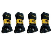 Cat Caterpillar Universelle Herren Socken 6|9|12|24 Paar Farben und Größe wählbar in Schwarz, Blau, Grau, in 35-40 | 41-45 | 46-50 (Groß), Socken, 12 Paar Grau,