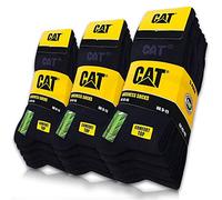 CAT Caterpillar 15 Paar BUSINESS SOCKEN Feine Damen & Herrensocken ohne Gummi Strümpfe Größe 35-50 (39-42, 15 Paar Schwarz)