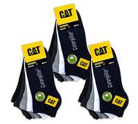 CAT Caterpillar 15 Paar SNEAKERS SNEAKER SOCKEN ArbeitsSneaker Füßlinge Strümpfe in Größenauswahl 39-50 (43-46, 15 Paar Farbmix)
