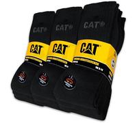 CAT Caterpillar 9 Paar THERMO WORK Arbeitssocken wärmende warme Winter Socken Strümpfe Socks Größenauswahl 39-50 (as3, numeric, numeric_39, numeric_42, regular, regular, 9 Paar Schwarz)