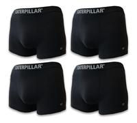 CAT® Caterpillar Herren Boxershorts Boxer Short Retro Shorts mit Lycra freshFX® in Schwarz und Größen M, L, XL, XXL - im 4er Pack (DE/NL/SE/PL, Alphanumerisch, M, Regular, Regular, 4er Pack Schwarz)