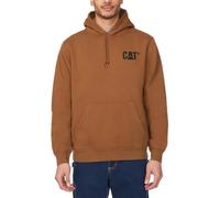 CAT Caterpillar Herren Trademark Hoodies mit gesticktem Frontlogo, Helles Braun, X-Large
