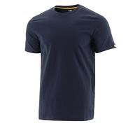 Caterpillar Essentials Kurzarm Baumwollhemd für Herren Blau 2XL