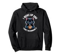 Cat Coffee Morning Theme for Men and Women Pullover Hoodie