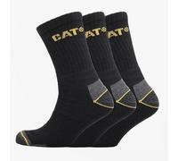 CAT CREW 3ER-PACK Herren Stiefelsocken Schwarz EU 39 - 45