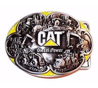 Cat erpillar CAT Diesel Power Metall mit Emaille-Akzenten Gürtelschnalle, Mehrfarbig, Einheitsgröße