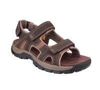 CAT Footwear Herren Giles Open Toe Sandals, Dunkelbraun, 42 EU