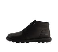CAT Footwear Trey 2.0 Herren Boots Schwarz - Caterpillar Leder-Stiefeletten mit Schnürung, robuste Chukka Stiefel, leichte EVA-Sohle, atmungsaktives Futter - Grösse 42