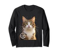 Cat Lady Club Mitglied Tabby Love Langarmshirt