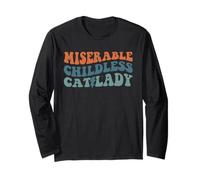 Cat Lady, Katzen Lady, Langarmshirt