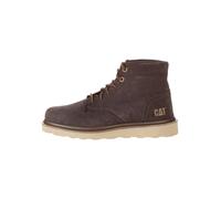 CAT Leder-Boots "Narrate" in Dunkelbraun - Größe 44 | Damen Schnuerschuhe