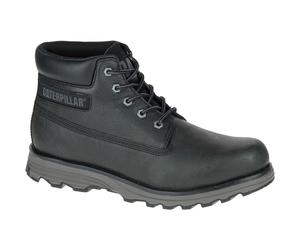 CAT Lifestyle Gründer Nubukleder Herren Schwarze Knöchelstiefel EU 42 / UK 8