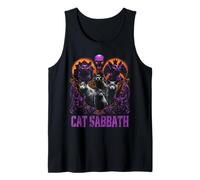 Cat Sabbath Feline Heavy Rock Band Parodie Rock Music Tank Top