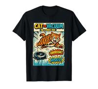 Cat Vs Vacuum The Eternal War Lustiger Katzenliebhaber für Männer und Frauen Preisgünstiges Grafik-T-Shirt