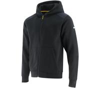 CAT Zip Hoodie Essential Kapuzenjacke schwarz Herren bequem robust Gr. M