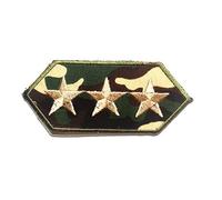 Catch the Patch Army Stern Aufnäher zum Aufbügeln Military 9,8 x 4,2 cm Bügelbild für Erwachsene mit Bundeswehr Morale Tactical Outdoor, Airsoft SWAT Medic Blutgruppe Anwendung