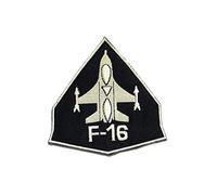 Catch the Patch Aufnäher/Bügelbild - F-16 Army - (Größe: 7,0 x 9,0 cm) Aufnäher, Bügelbilder, Aufbügler, Applikationen, Patches, Sticker zum Aufbügeln oder Aufnähen - für Kleidung, Taschen, Jacken