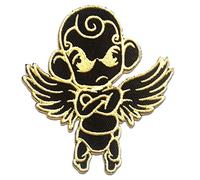 Catch the Patch Engel - (Größe: 7,9 x 8,7 cm) Aufnäher, Bügelbilder, Aufbügler, Applikationen, Patches, Sticker zum Aufbügeln oder Aufnähen - für Kleidung, Taschen, Jacken