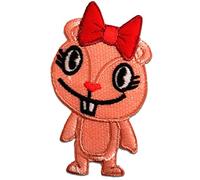 Catch the Patch Happy Tree Friends ''''Giggles'''' Comic - (Größe: 4,5 x 7,5 cm) Aufnäher, Bügelbilder, Aufbügler, Applikationen, Patches, Sticker zum Aufbügeln oder Aufnähen