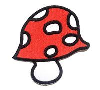 Catch the Patch Pilz Super Mario - (Größe: 7,1 x 7,6 cm) - Aufbügler & Applikationen in verschiedenen Größen - Ideal für Kleidung, Schulranzen, Jeans & Rucksäcke