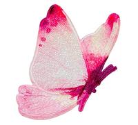 Catch the Patch Schmetterling Tier - (Größe: 7,1 x 5,4 cm) - Aufbügler & Applikationen in verschiedenen Größen - Ideal für Kleidung, Schulranzen, Jeans & Rucksäcke