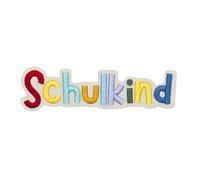 Catch the Patch Schulkind Einschulung Kinder - Aufnäher, Bügelbild, Aufbügler, Applikationen, Patches, Flicken, Zum Aufbügeln, Größe: 3 x 9,8 cm