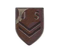Catch the Patch US Army Militär Aufnäher zum Aufbügeln Military 4,7 x 6,3 cm Bügelbild für Erwachsene mit Bundeswehr Morale Tactical Outdoor, Airsoft SWAT Medic Blutgruppe Anwendung