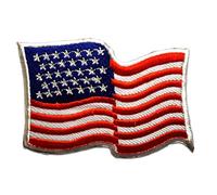 Catch the Patch Usa America Army Aufnäher zum Aufbügeln Military 7,9 x 5,5 cm Bügelbild für Erwachsene mit Stars Stripes Veteran Authentisch, Airsoft SWAT Medic Blutgruppe Anwendung