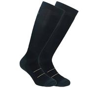 Caterpillar 2 Paar lange Socken für Herren, abgestufte Kompression, schnelle Muskelregeneration (Schwarz, 39-42)