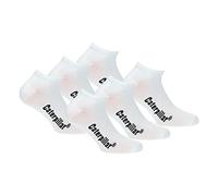 Caterpillar 6 Paar Herren Kurze Socken Sneaker Cat weicher Baumwolle (Weiß, 43-46)