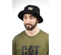 Caterpillar Baumwolle Unisex Erwachsene Schwarzer Bucket Hat Einheitsgröße
