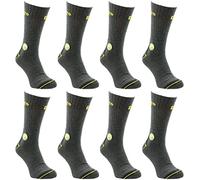 Caterpillar CAT 8 Paar Original Work Arbeitssocken Real Work Socks Lange Socken Schwarz Dunkelgrau DunkelBlau, Farbe:grau, Größe:41-45