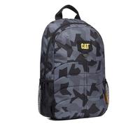 Caterpillar CAT Benson 84718-676 Urban Rucksack - Moderner Tagesrucksack für Damen & Herren - 22L Volumen - Wasserabweisendes Design mit Laptopfach - Black/Grey (Schwarz/Grau)