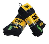 Caterpillar CAT Herren Businesssocken wahlweise 5|10|15|20 Paar, in 39-42/43-46, in Schwarz und/oder Bunt-Mix, große Farb- und Mengenauswahl, Socken (43-46, 10 Paar Schwarz)