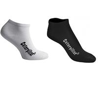 Caterpillar CAT wahlweise 5|10|15 Paar Sneakersocken, Schwarz oder Weiß oder Farbmix, 39-42 | 43-46 | 47-50, Kurzschaftsocken, Socken (47-50, 10 Paar : 5x Schwarz + 5x Weiß)