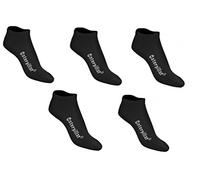 Caterpillar CAT wahlweise 5|10|15 Paar Sneakersocken, Schwarz oder Weiß oder Farbmix, 39-42 | 43-46 | 47-50, Kurzschaftsocken, Socken (39-42, 15 Paar Schwarz)