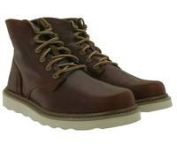 CATERPILLAR Chronicle Herren Echtleder-Schuhe Winter-Schuhe Schnür-Schuhe Herbst-Boots P724972 Braun 40