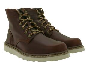 CATERPILLAR Chronicle Herren Echtleder-Schuhe Winter-Schuhe Schnür-Schuhe Herbst-Boots P724972 Braun 40