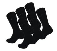 Caterpillar Comfort Socks 6 Paar super Komfortable Dress-Socke mit Frotteesohle, ausgezeichnete Qualität aus Baumwolle (Schwarz, 39-42)