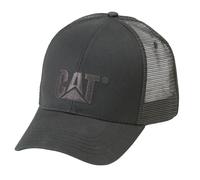 Caterpillar Erhöhtes Logo Baumwolle Unisex Erwachsene Schwarze Baseballmützen Einheitsgröße