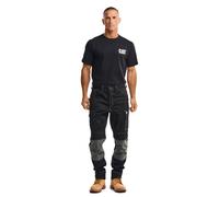 Caterpillar Essential Knie-Taschen Stretch Holster Polyester Herren schwarze Outdoor-Hosen 30 (Größe)