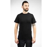 Caterpillar Essentials Kurzarm Baumwollshirt Herren Schwarz M