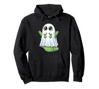 Caterpillar Ghost Süßes Kawaii Halloween Pullover Hoodie