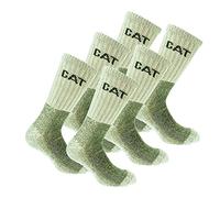 Caterpillar Heavy Duty Worksocks 6 Paar Profi - Arbeitssocken aus hochwertiger Baumwolle mit elastischer Lycra-Faser (Grau, 39-42)