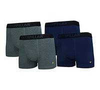 Caterpillar Boxer für Herren, 4er Pack, hochwertige Baumwolle (Mehrfarbig, L)